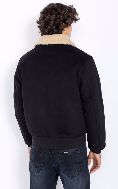 A &quot;AIRGUARD&quot; Bleu Marine Schott Blouson Homme interior photo