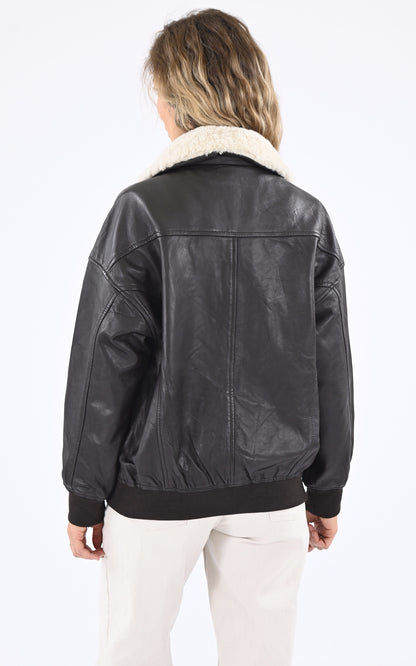 A &quot;LCWDAISY2&quot; Marron Schott Pilote Femme back photo