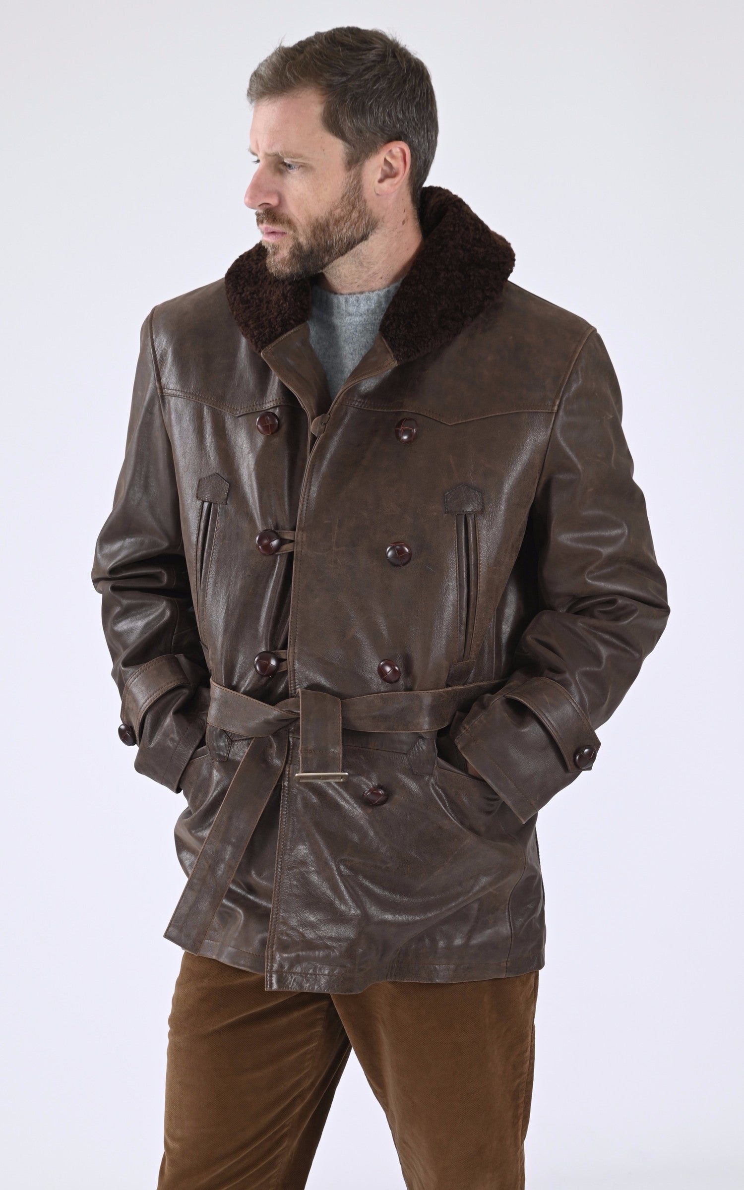 A &quot;CANADIENNE&quot; Marron La Canadienne Canadienne Homme closed photo 1
