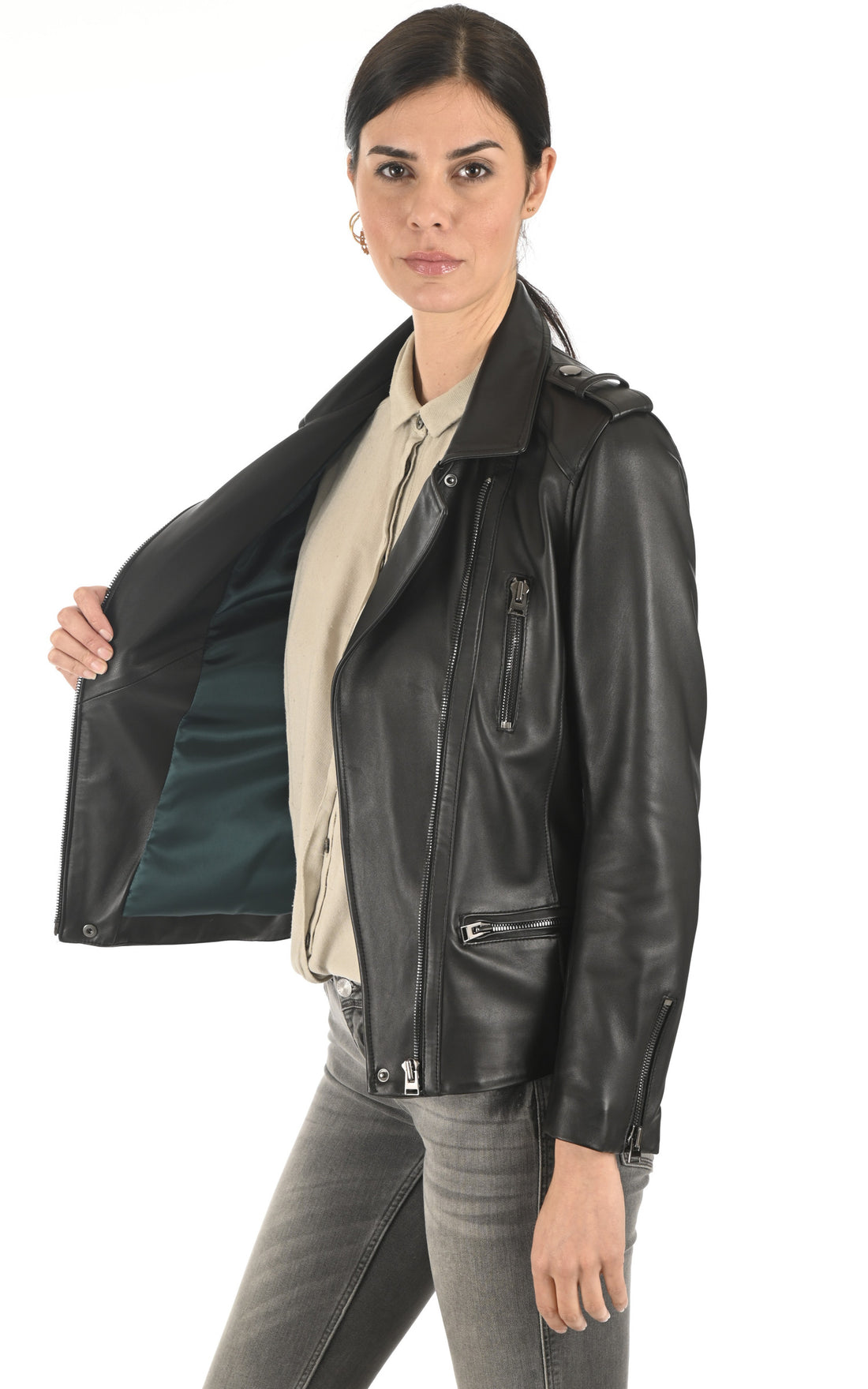 A &quot;KIRO FF&quot; Noir La Canadienne Perfecto Femme closed photo