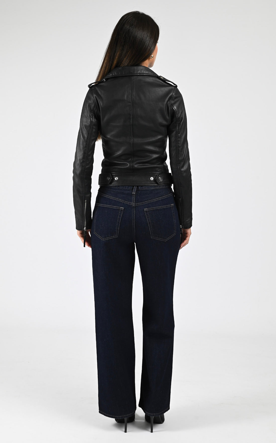 Blouson en cuir d&