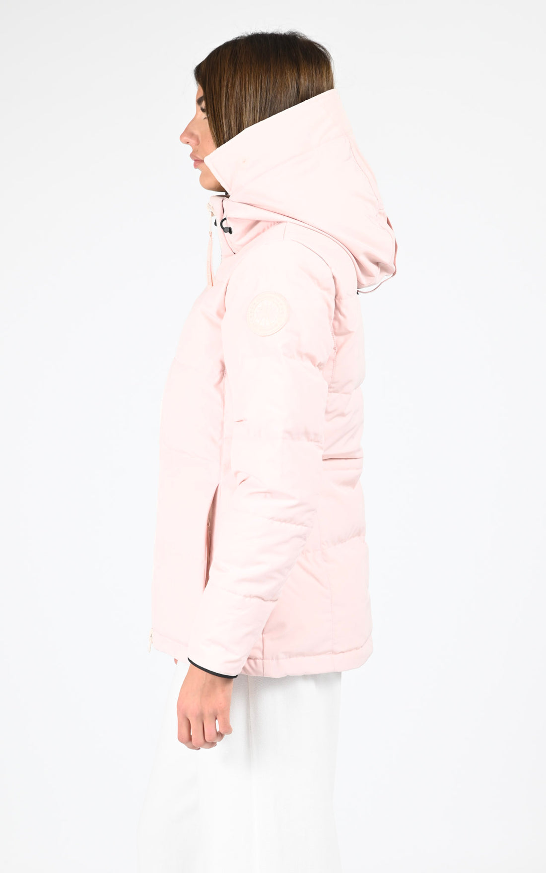 Parka à capuche Chelsea rose