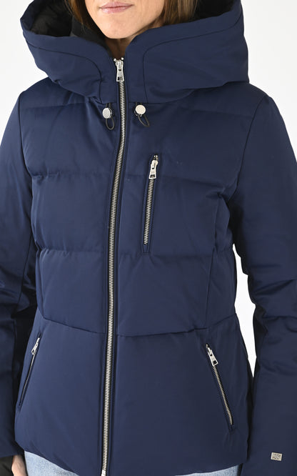 A &quot;MARILOU&quot; Bleu Marine Soia &amp; Kyo Ves Doudoune Femme details photo