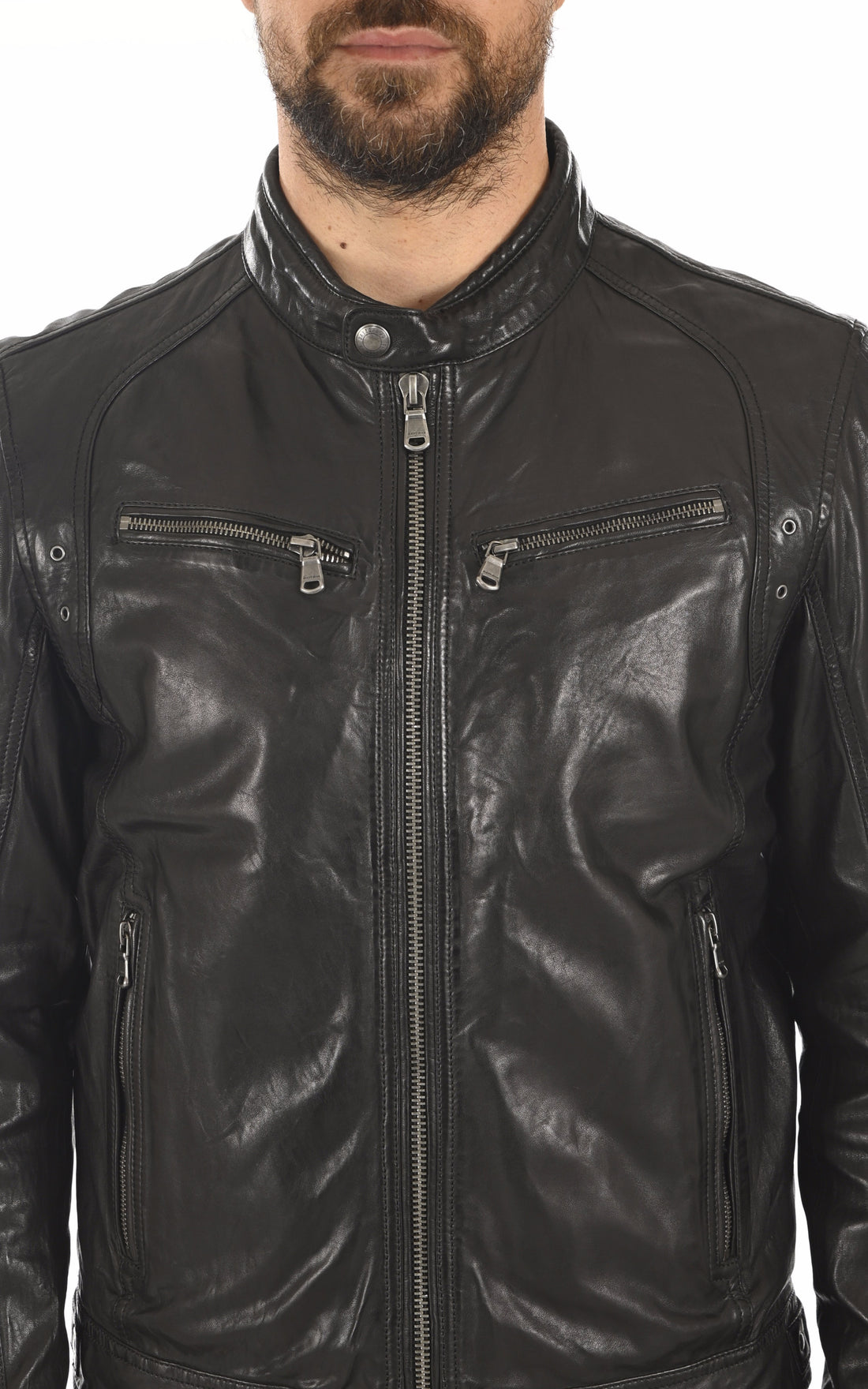 A &quot;DUSTIN 100233&quot; Noir Daytona 73 Blouson Homme opened photo