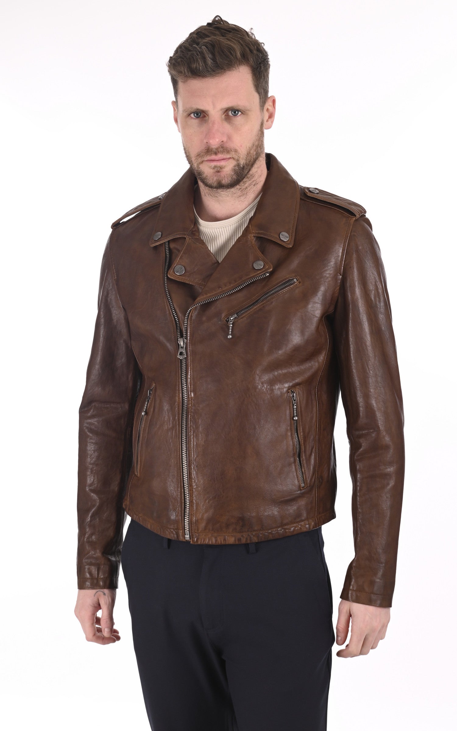 A &quot;GOLBERG 101485&quot; Cognac Daytona 73 Perfecto Homme closed photo 2