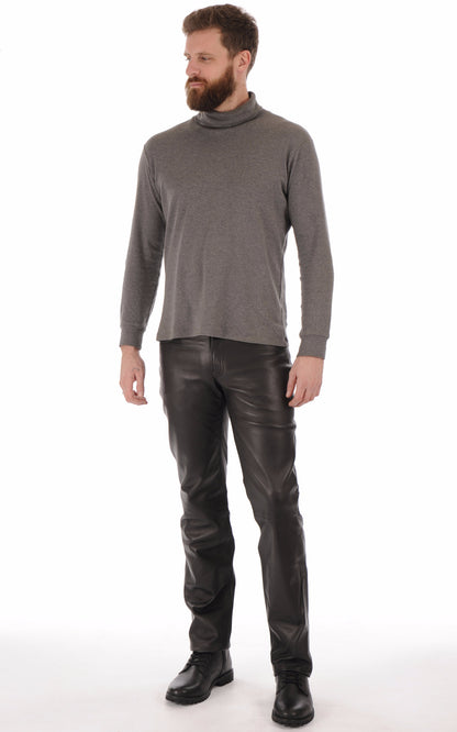 A &quot;LAURIN&quot; Noir Maddox Pantalon Homme opened photo