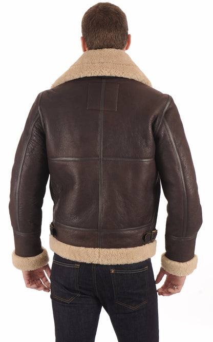 A &quot;LC1259&quot; Cordovan Schott Bombardier Homme back photo