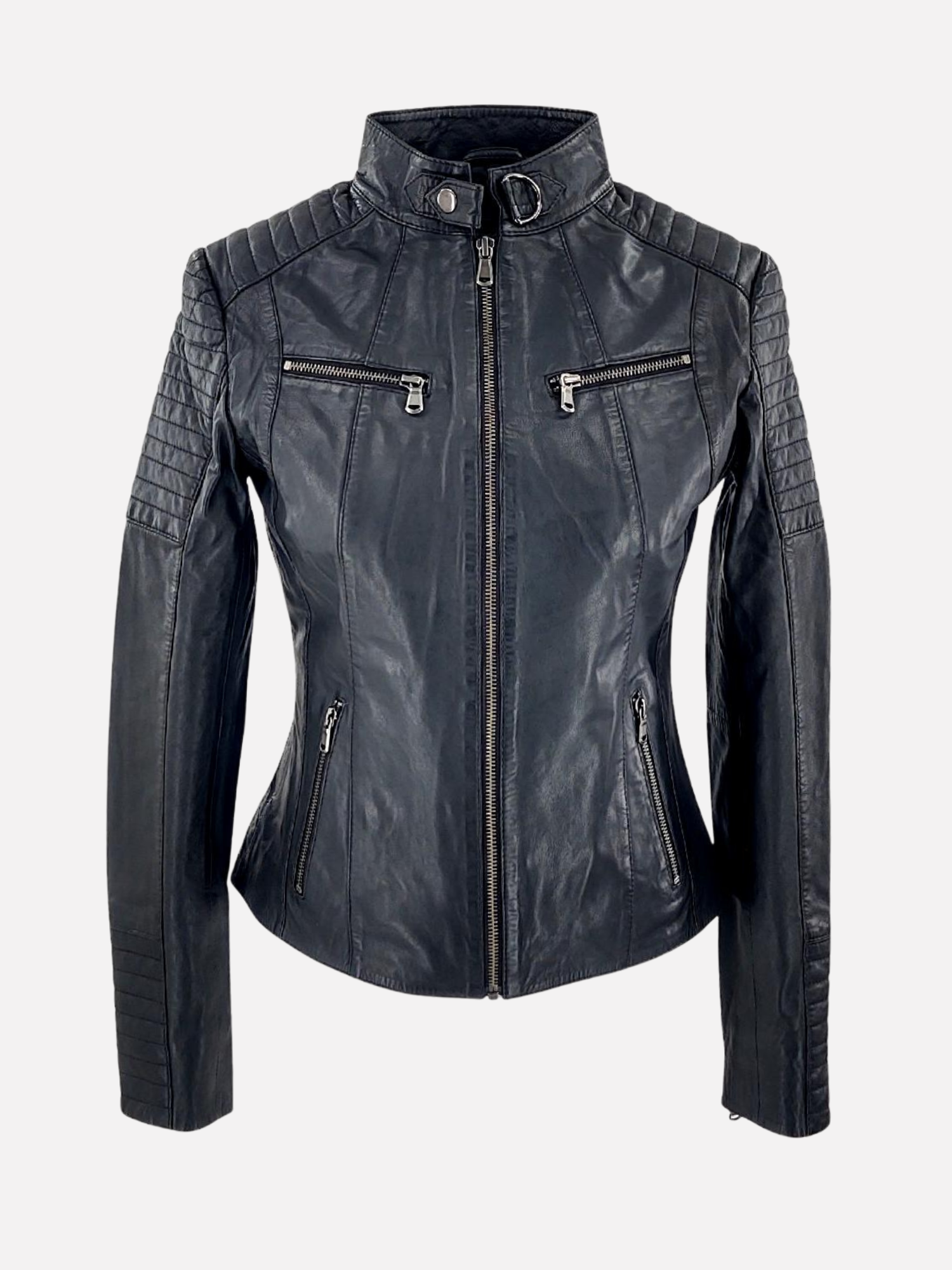 Scooty Lamb Polish Nappa Leather Black 3