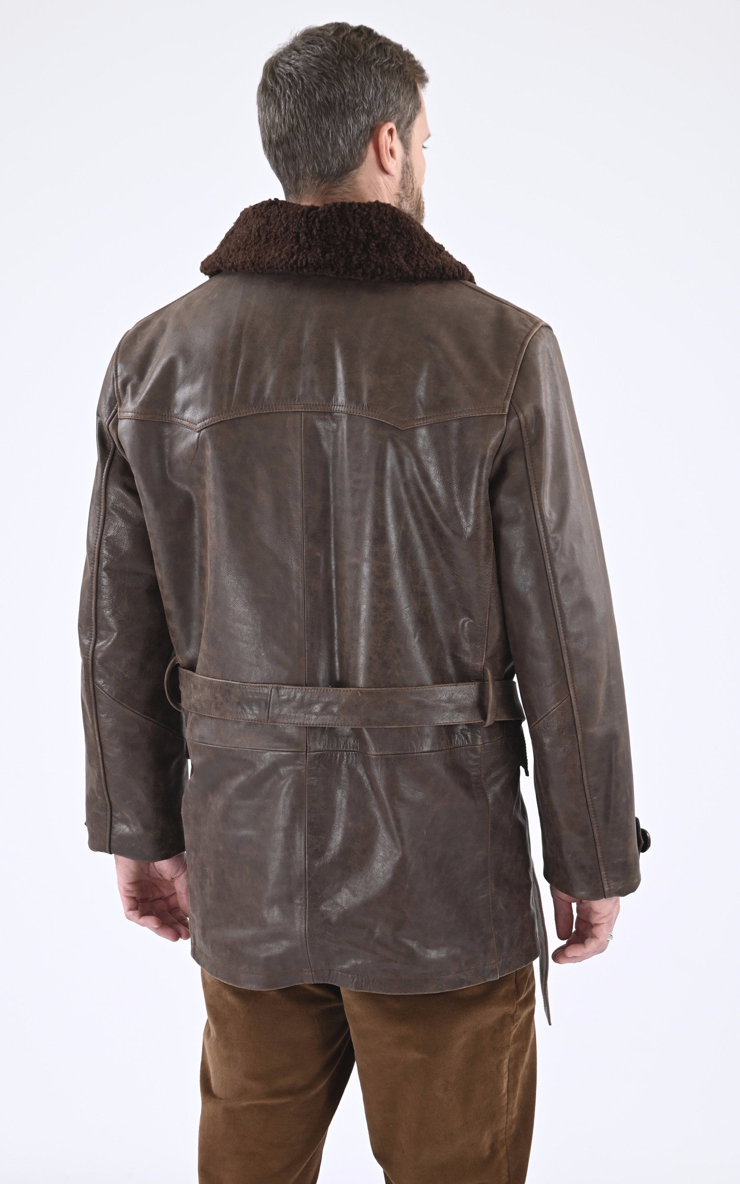 Authentique canadienne en cuir marron La Canadienne La Canadienne