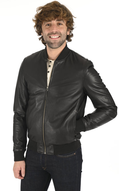 A &quot;BEN-2&quot; Noir La Canadienne Blouson Homme closed photo