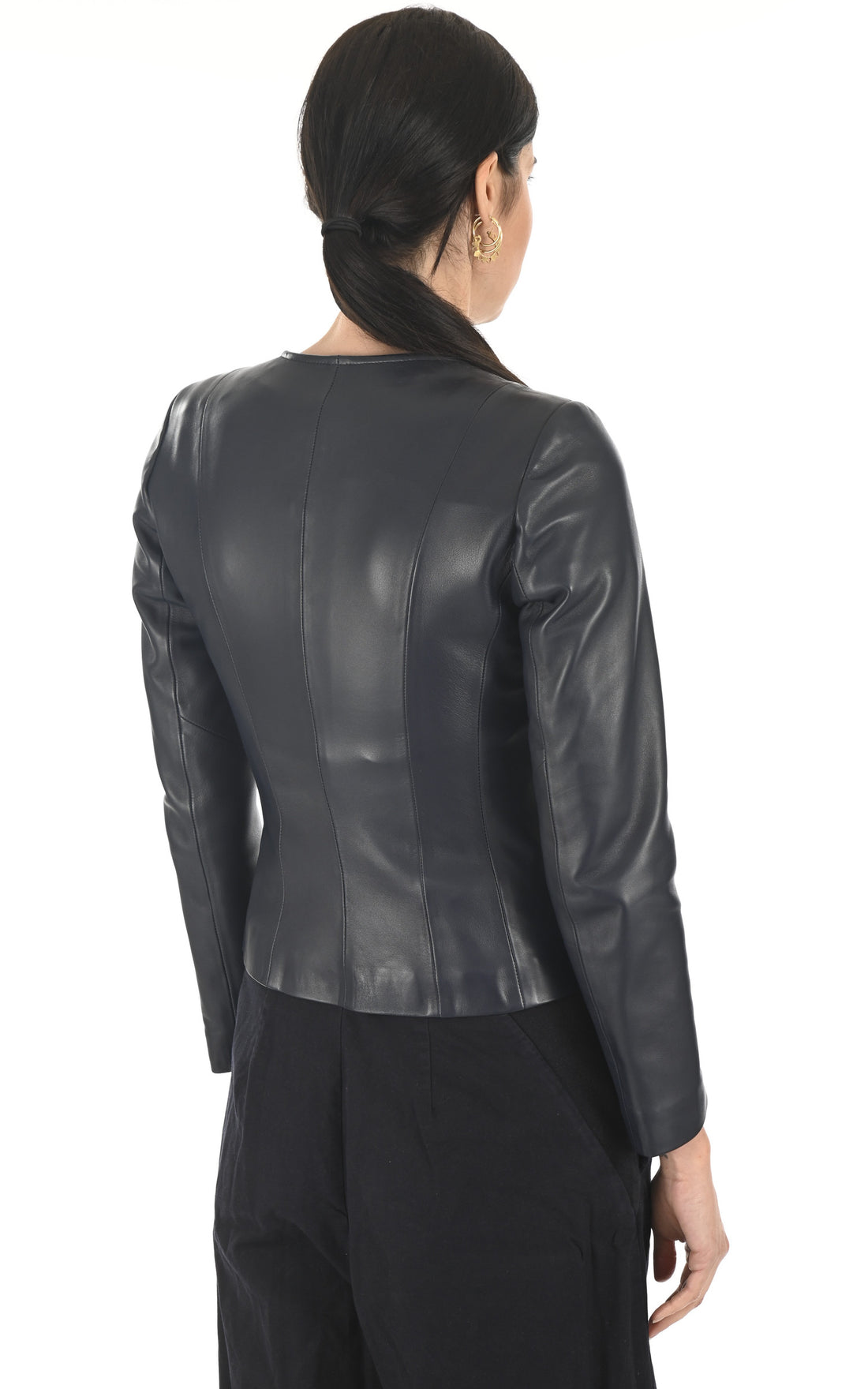 A &quot;SEPHORA FF&quot; Bleu Marine La Canadienne Blouson Femme opened photo