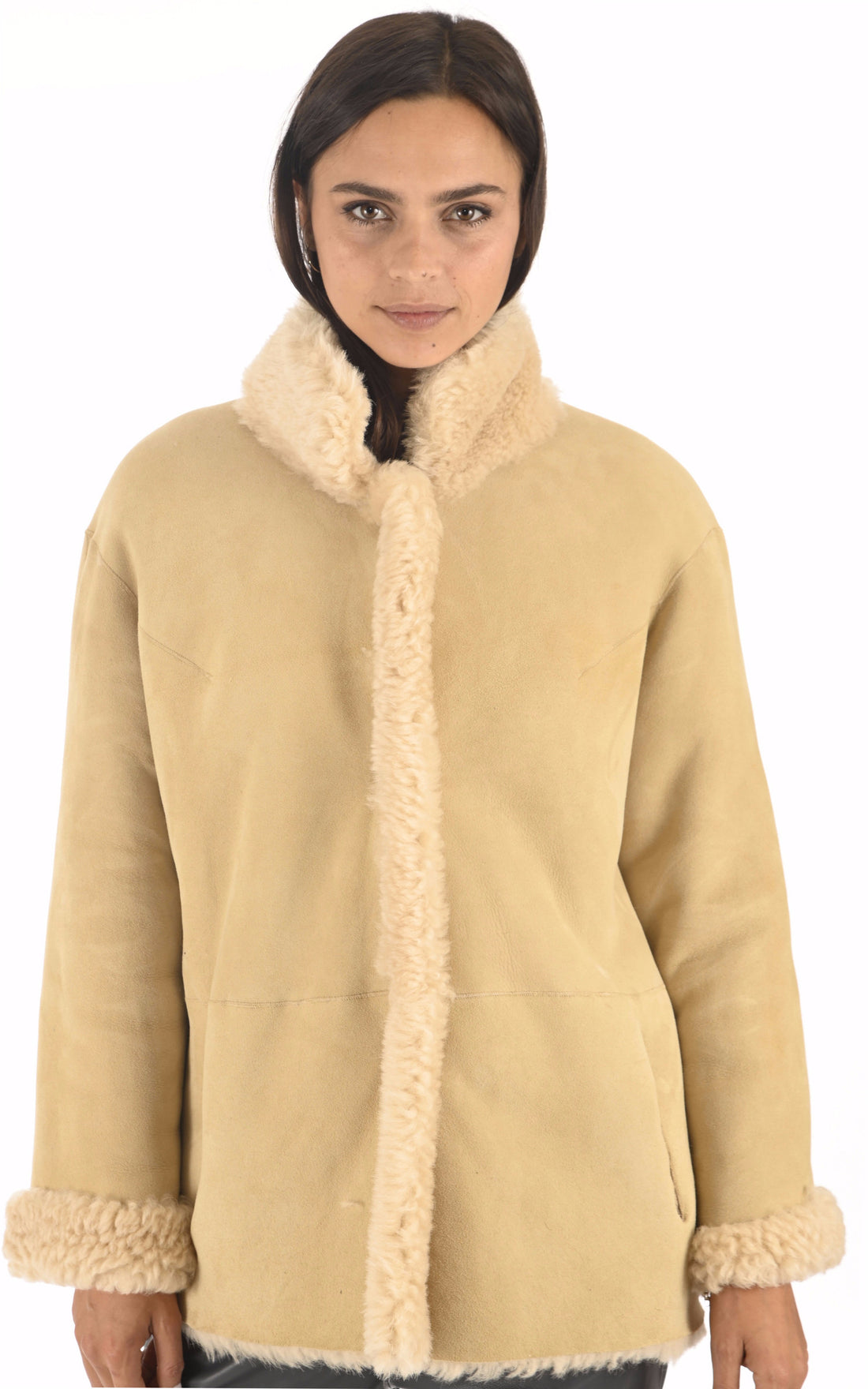 A &quot;MARETIS FF&quot; Ecru La Canadienne 3/4 Femme closed photo