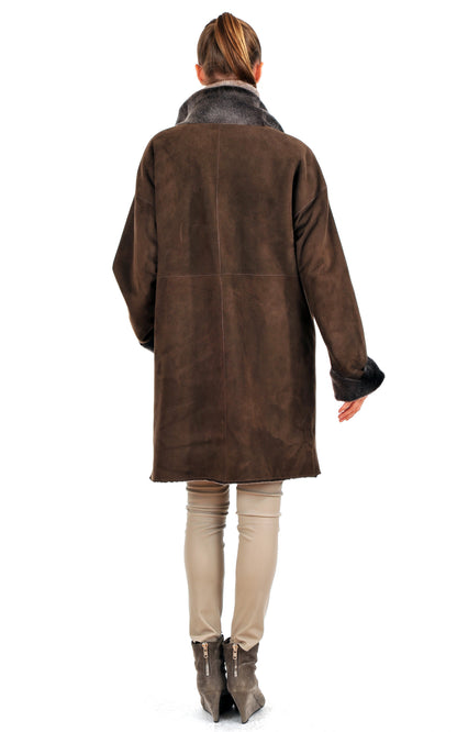 A &quot;CH0S9401&quot; Marron La Canadienne 7/8 Femme back photo