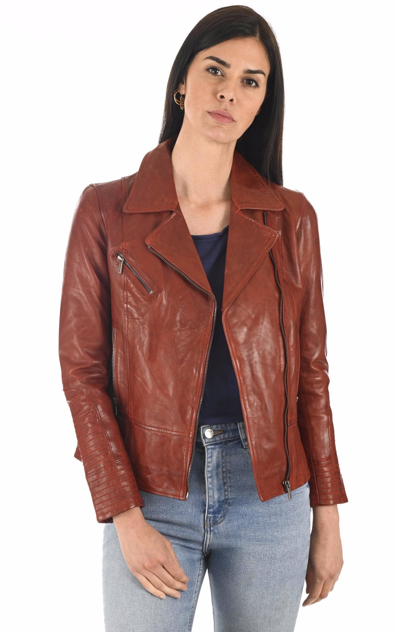 A &quot;JULIETTE 100096&quot; Rouge Rose Garden Blouson Femme opened photo