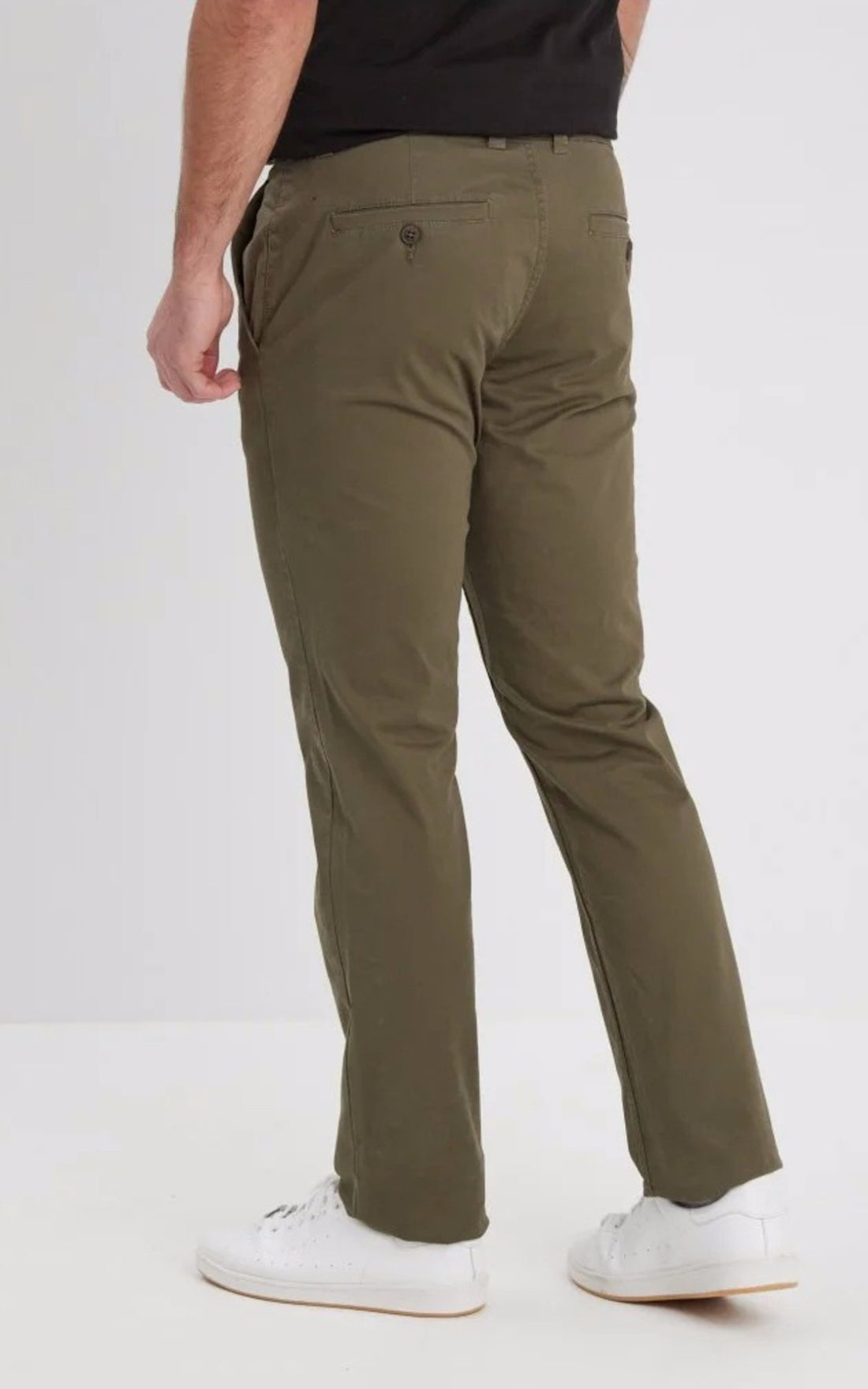 A &quot;CHINO BROKEN TWILL 102862&quot; Kaki Daytona 73 Pantalon Homme closed photo