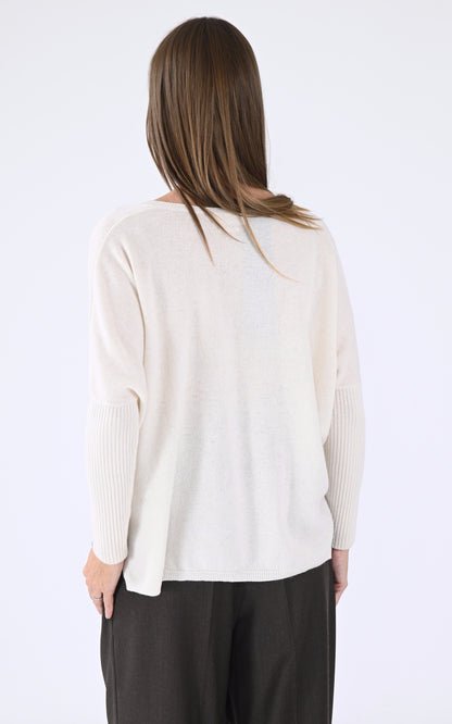 A &quot;FAUSTINE 4504001C&quot; Ecru Notshy Pull Femme back photo
