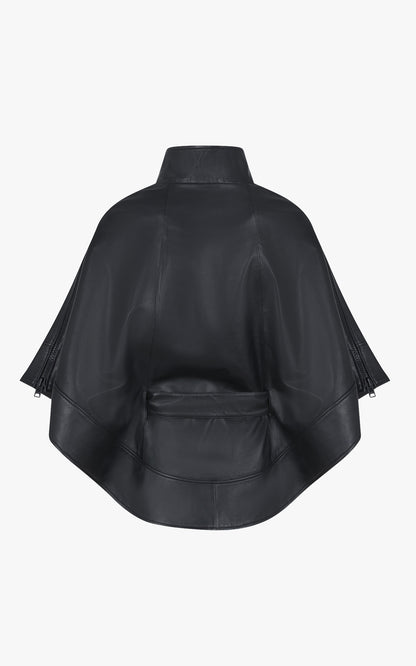 A &quot;PASCALIS&quot; Noir Giorgio &amp; Mario Cape Femme back photo