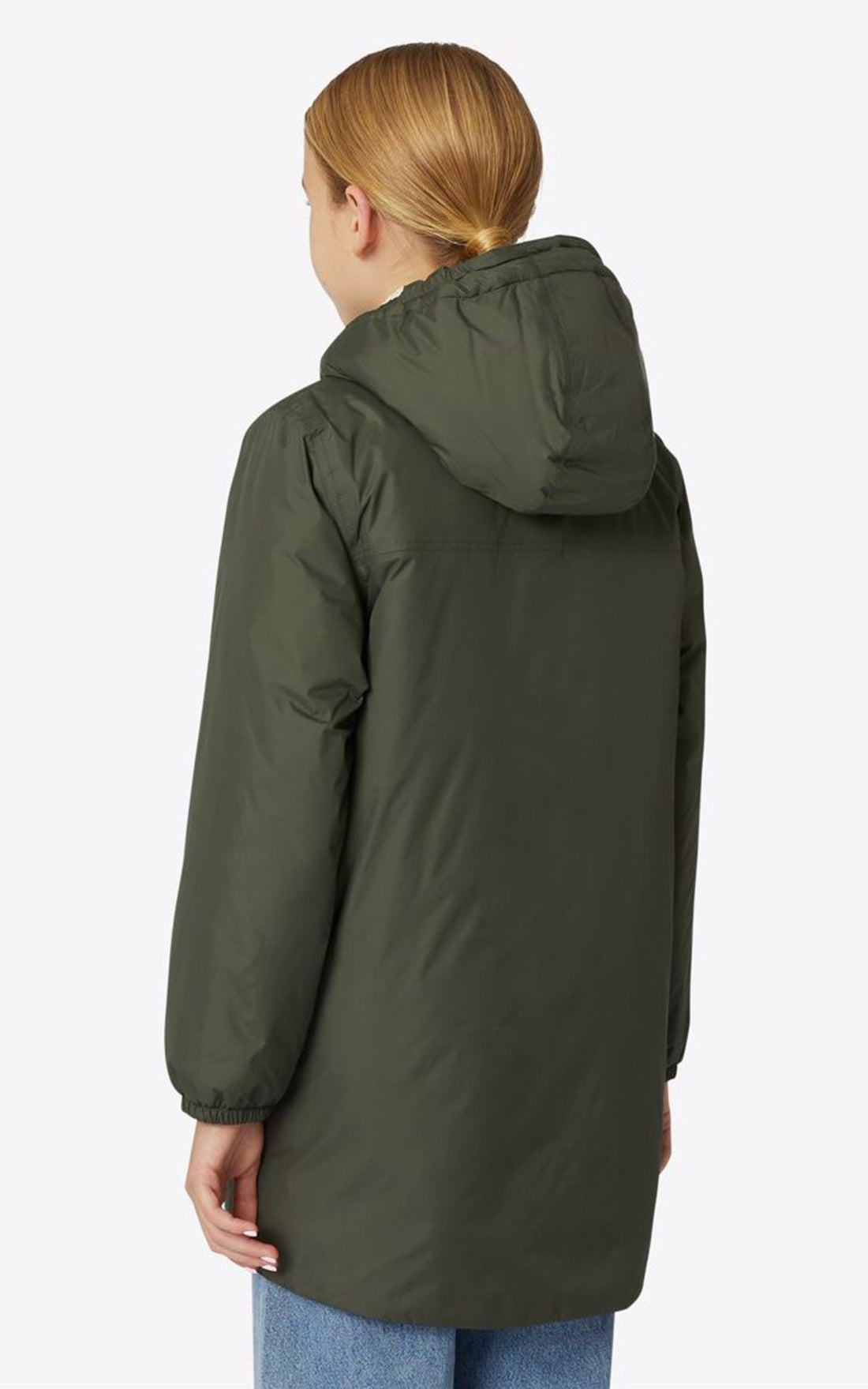 A &quot;EIFFEL ORSETTO KIDS K71219W&quot; Kaki K-Way Blouson Enfant closed photo