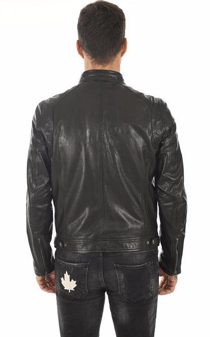 A &quot;DUSTIN 100233&quot; Noir Daytona 73 Blouson Homme back photo