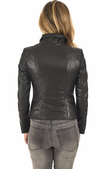 A &quot;B258&quot; Noir La Canadienne Perfecto Femme back photo