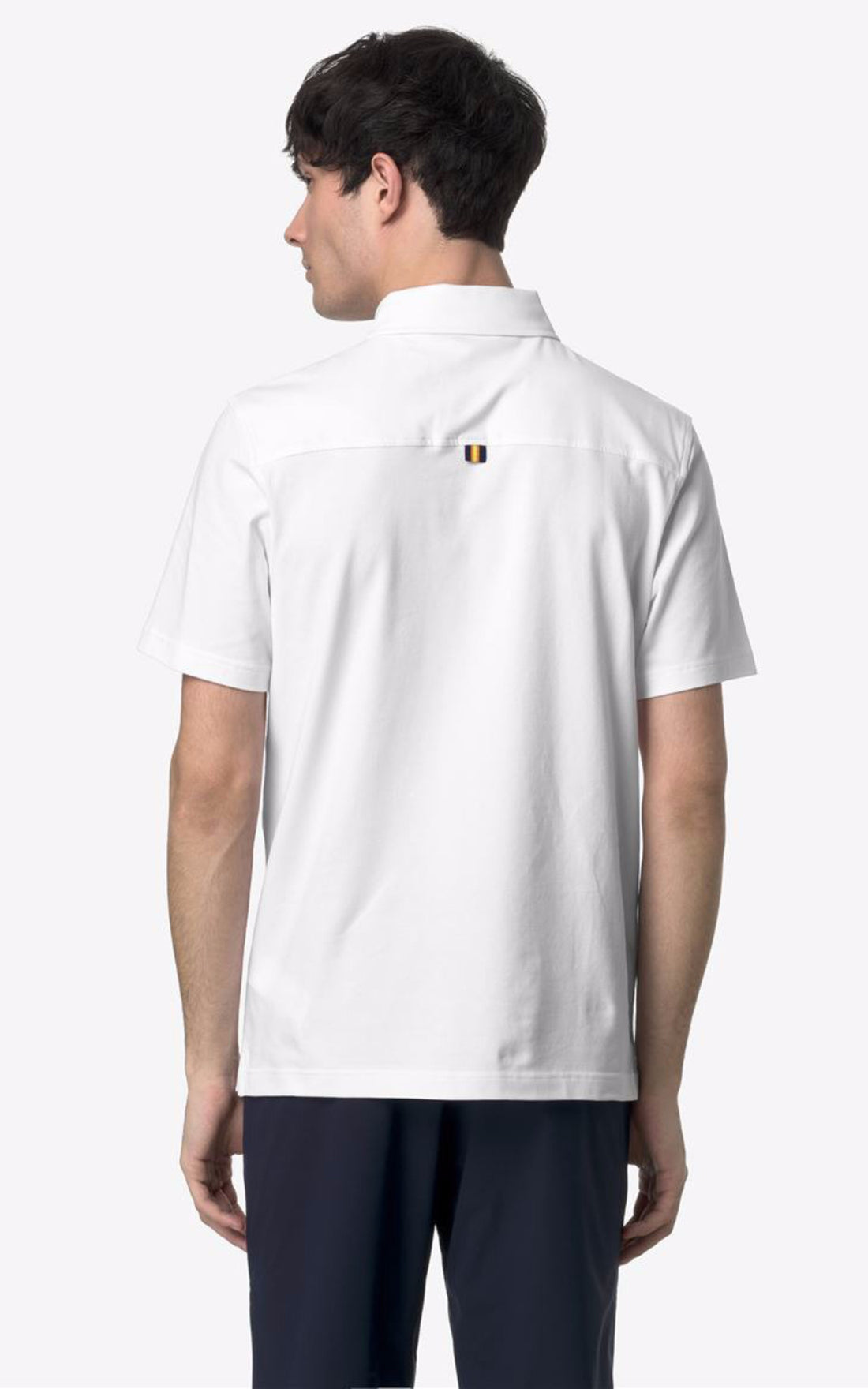 A &quot;VINCELLE K61419W&quot; Blanc K-Way Polo Homme opened photo