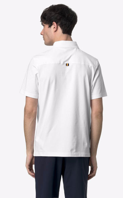 A &quot;VINCELLE K61419W&quot; Blanc K-Way Polo Homme interior photo