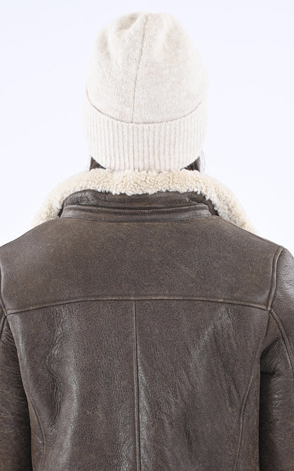 A &quot;SOAZIG 2&quot; Beige Pyrenex Bonnet Mixte back photo