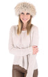 Bandeau Fourrure Accessoire Tsanikidis, modèle 3818 de couleur beige / taupe