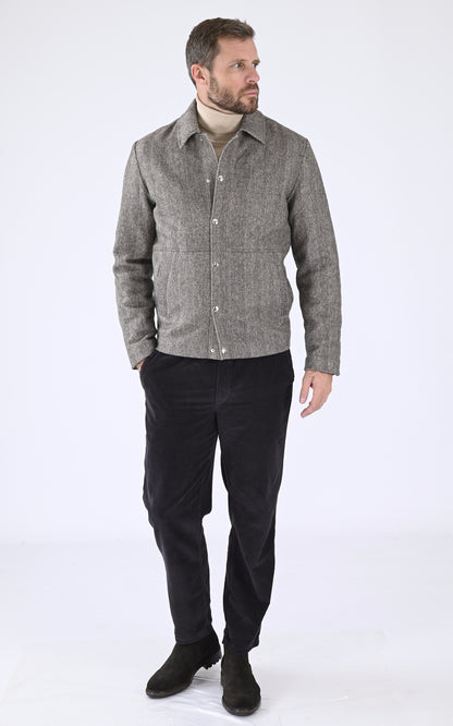 A &quot;PAUL V037TI118&quot; Marron Maison Standards Blouson Homme closed photo