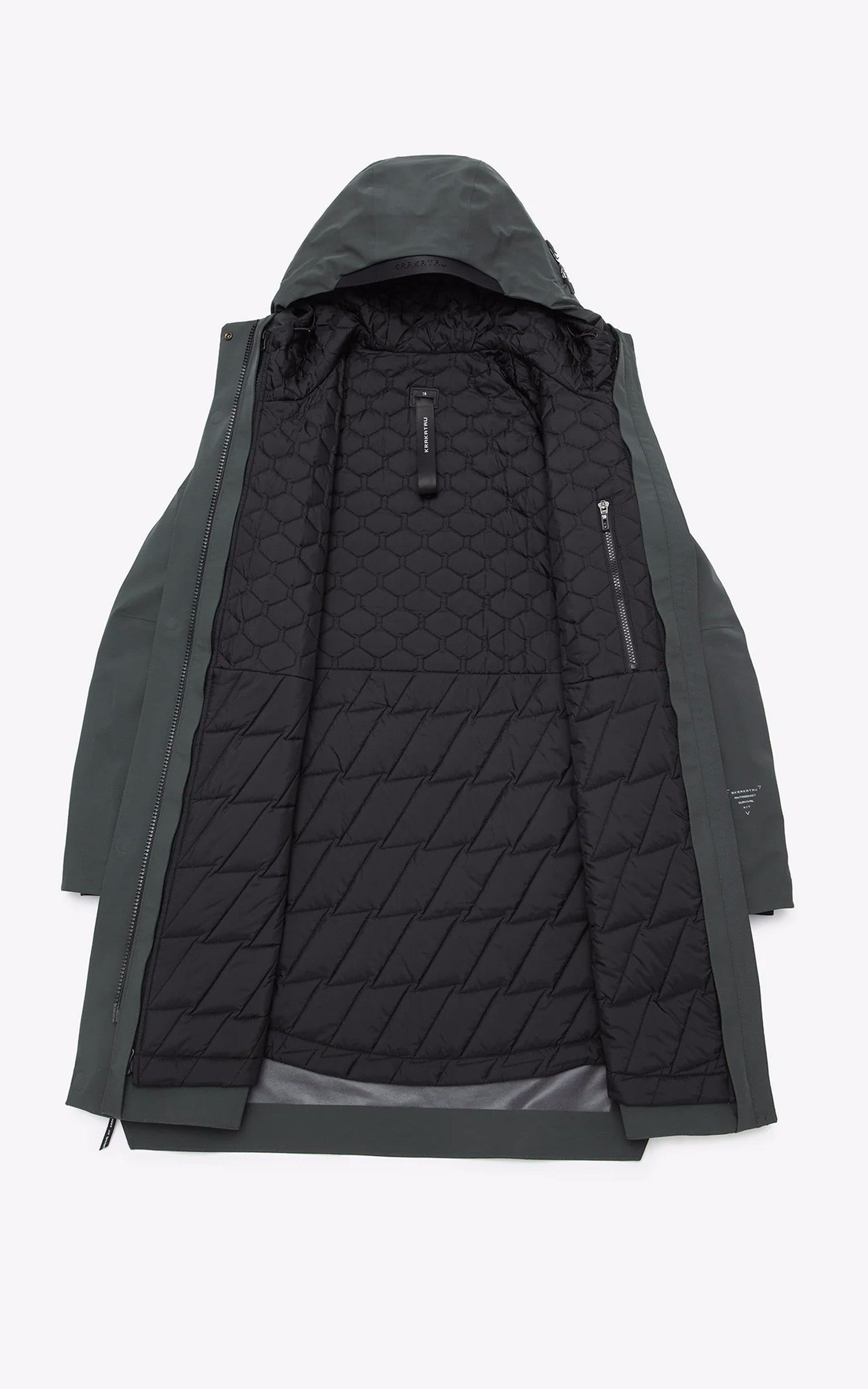 A &quot;PLANCK QW497&quot; Kaki Krakatau 3/4 Parka Femme details photo