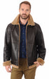 A "BOBBY" Marron La Canadienne Bombardier Homme opened photo
