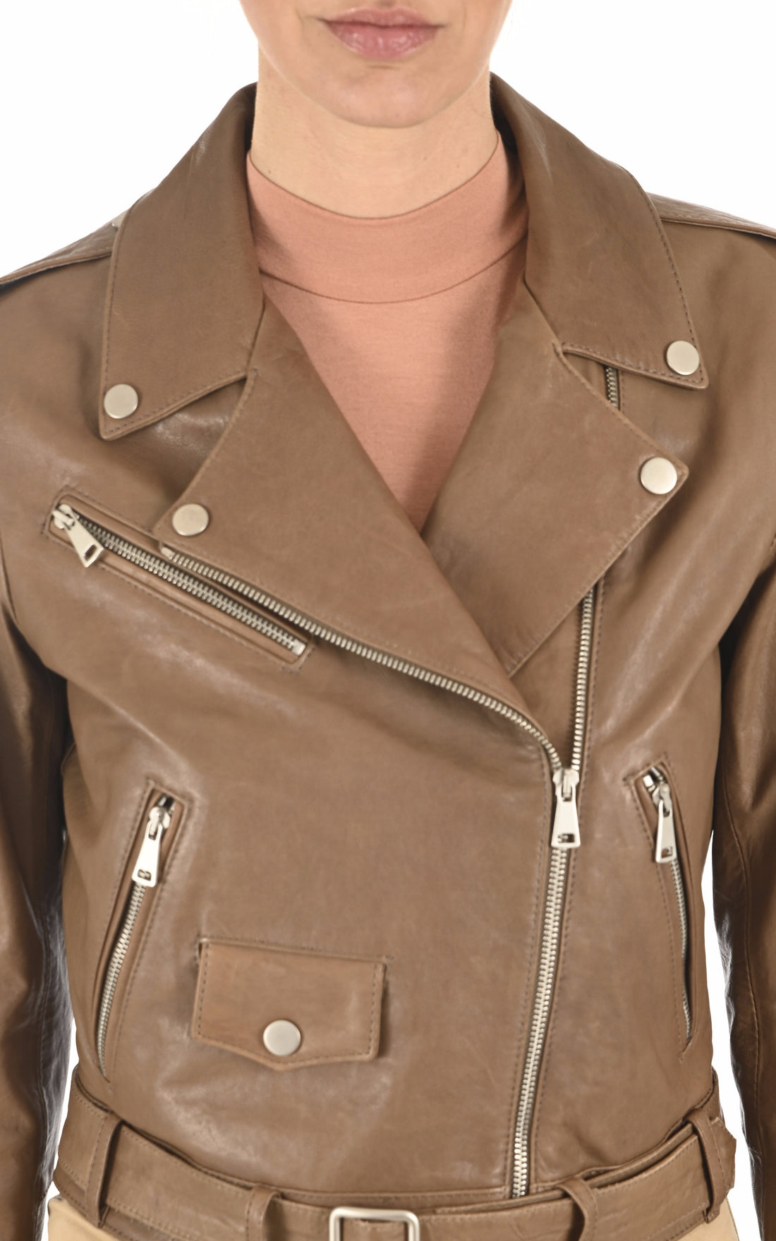 A &quot;259 BIS&quot; Taupe La Canadienne Blouson Femme opened photo