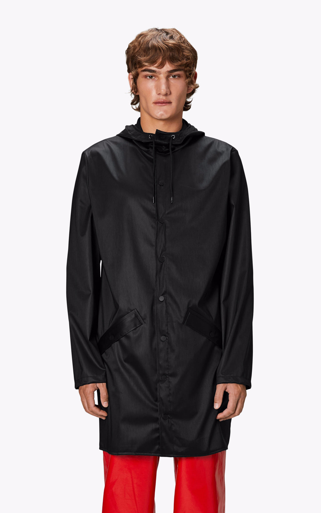A "12020 JACKET" Noir Rains 3/4 Mixte opened photo