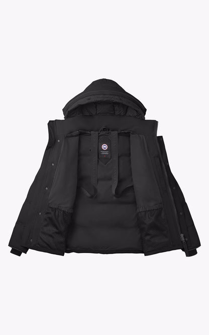 A &quot;WYNDHAM 2048M&quot; Noir Canada Goose 3/4 Doudoune Homme details photo