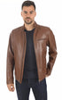 A "TRENDY" Cognac La Canadienne Blouson Homme opened photo