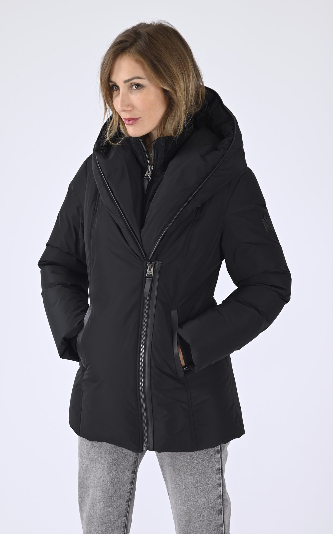 A &quot;ADALI-NFR&quot; Noir Mackage 3/4 Doudoune Femme closed photo