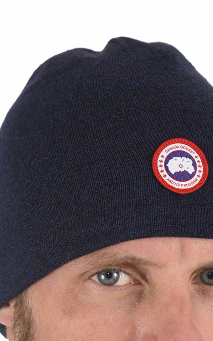 A &quot;STANDARD TOQUE 5116M&quot; Navy Heather Canada Goose Bonnet Homme back photo