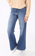 A "TIAGO" Bleu Denim Studio Pantalon Femme opened photo