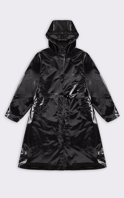 A &quot;12040 A-LINE LONGER&quot; Noir Rains 7/8 Femme back photo
