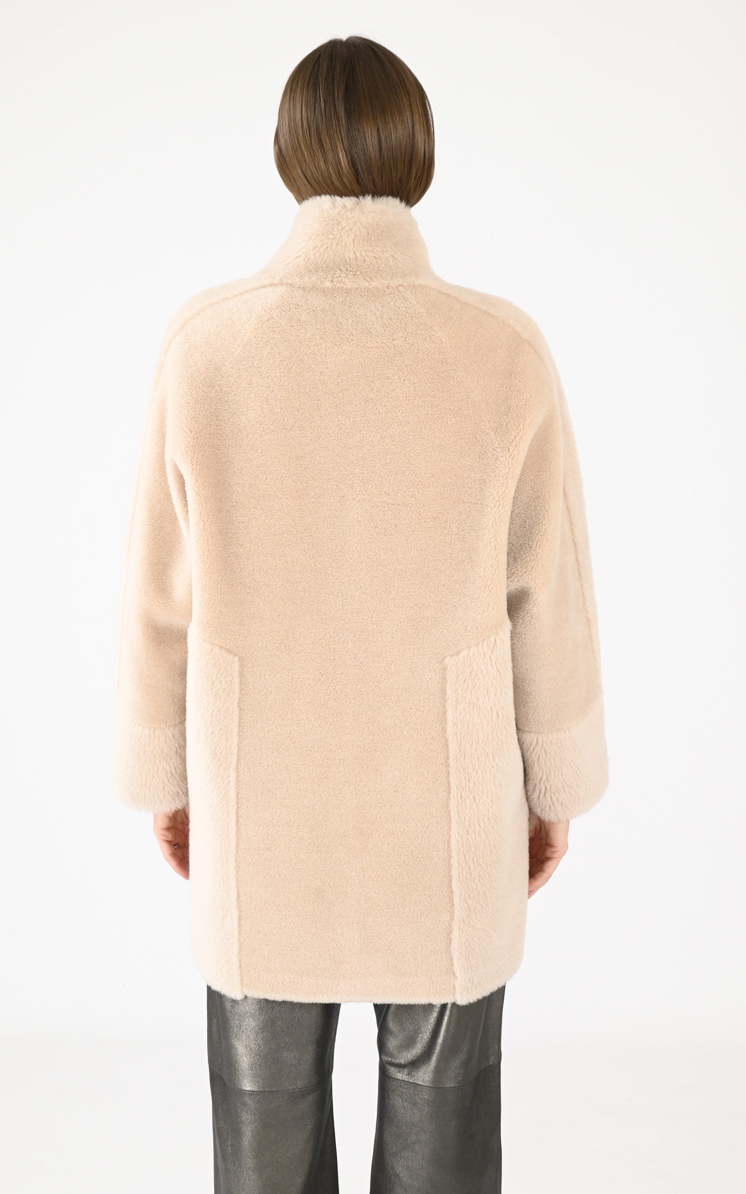 Oakwood Thalia reversible wool jacket in beige - La Canadienne