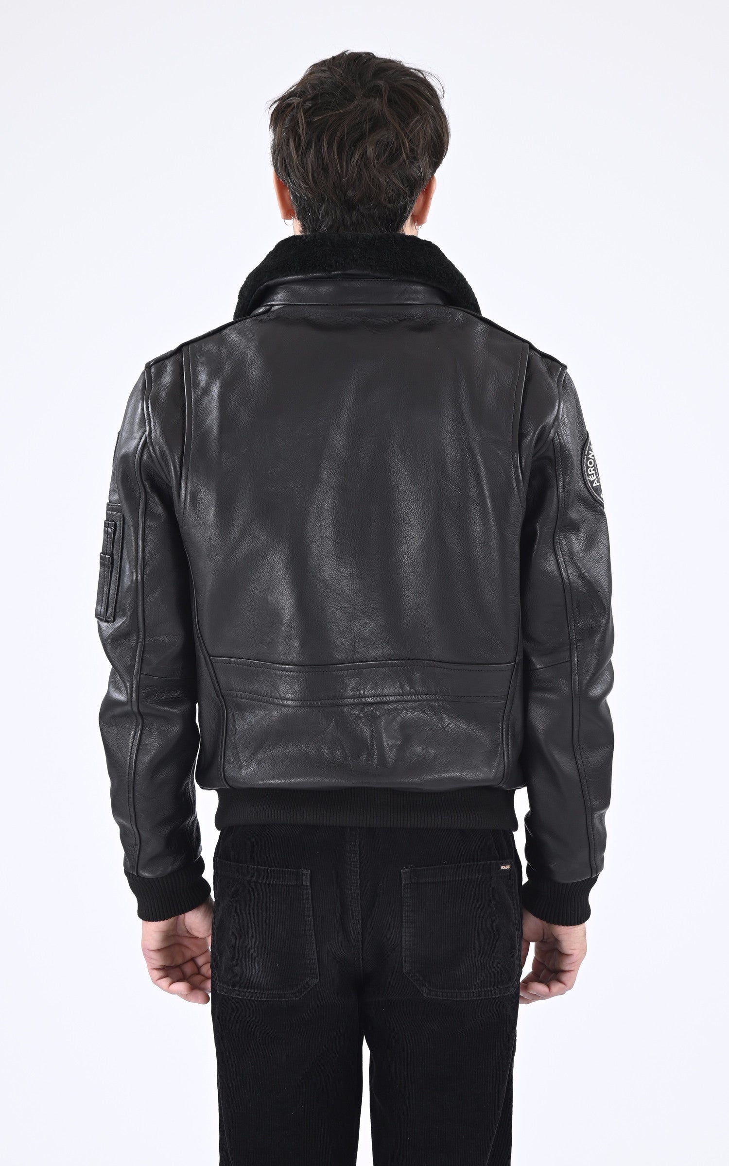 A &quot;anm 102493&quot; Noir Marine Nationale Pilote Mixte back photo