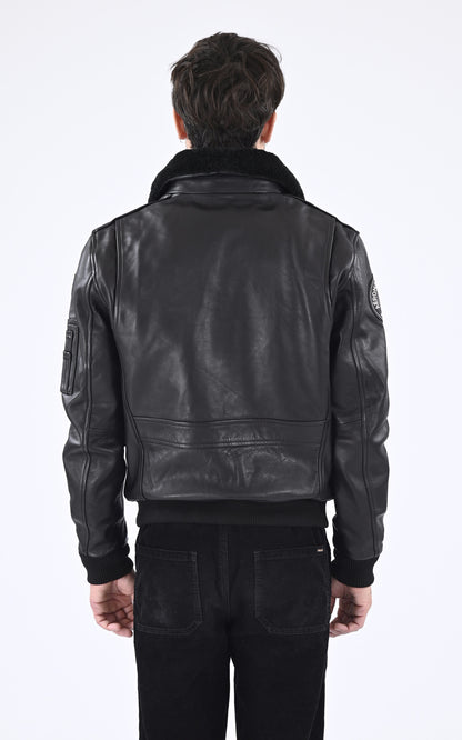 A &quot;anm 102493&quot; Noir Marine Nationale Pilote Mixte back photo