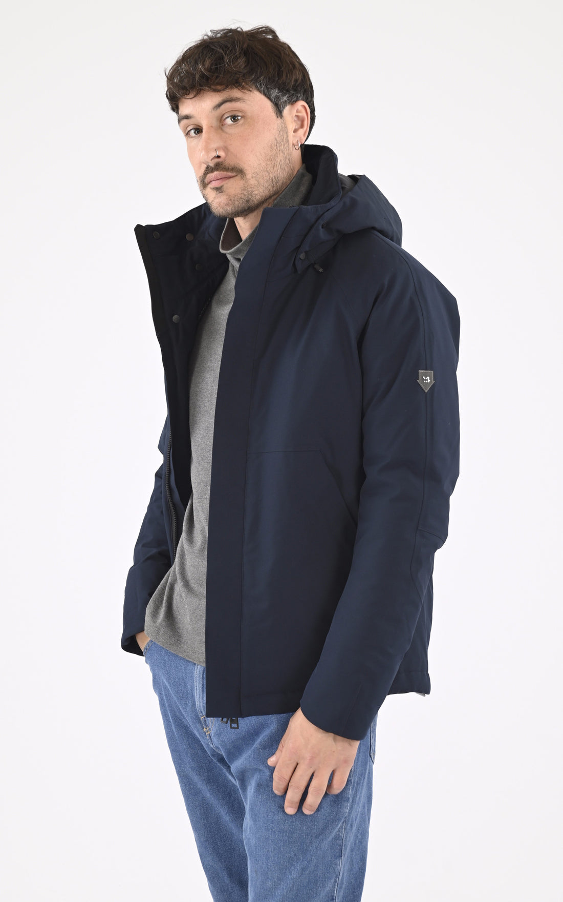 A &quot;WERYK QM482&quot; Marine Krakatau 3/4 Parka Homme opened photo