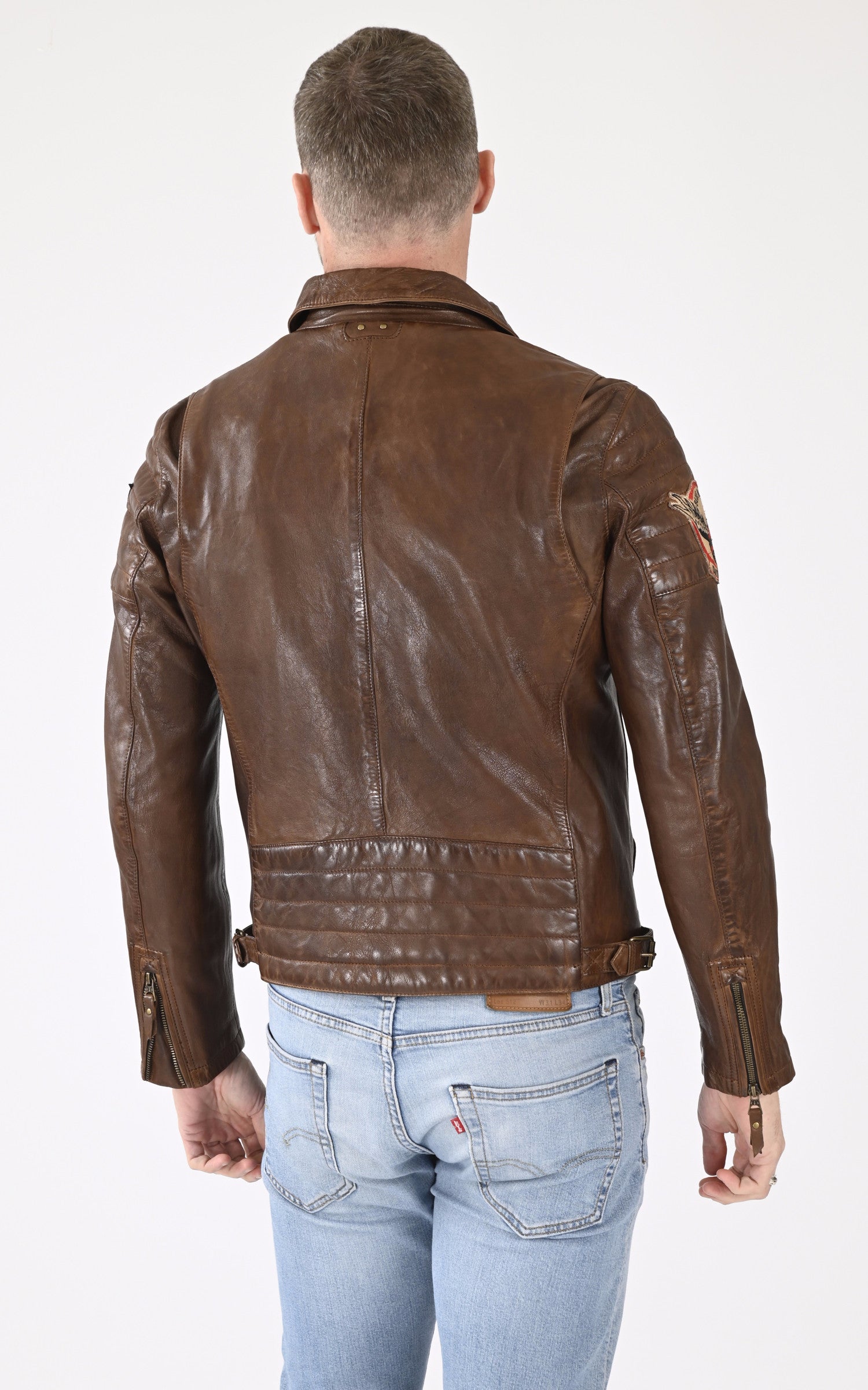 A &quot;DULUTH 102567&quot; Cognac Daytona 73 Veste Homme back photo 4