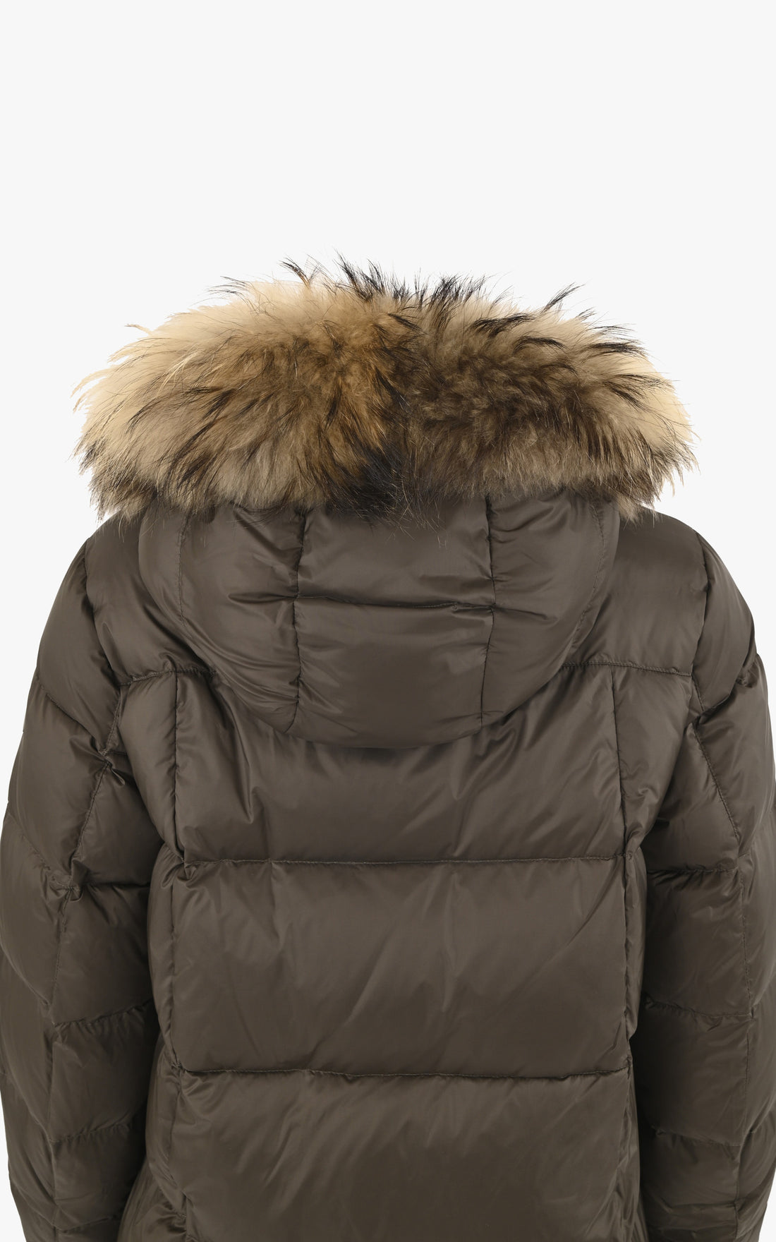 A &quot;56&quot; Naturel La Canadienne Col Capuche Femme opened photo