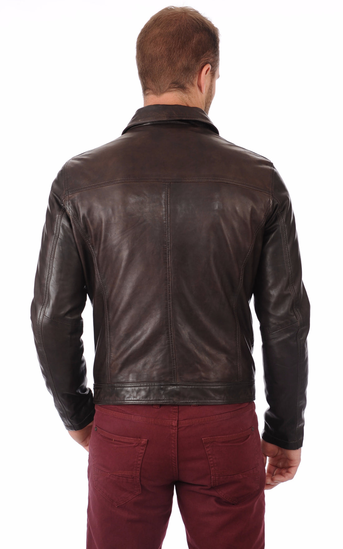 A &quot;MAJOR 100144&quot; Marron Daytona 73 Blouson Homme closed photo