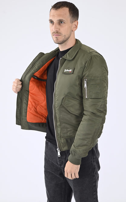 A &quot;210100 RS&quot; Kaki Schott Blouson Mixte interior photo