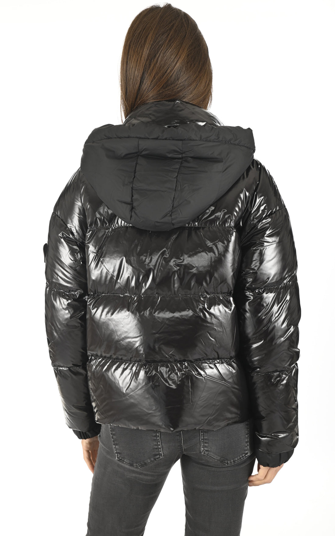 Doudoune à capuche Lili Bright noir