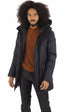 A "TRAVIS" Navy Nobis 3/4 Doudoune Homme opened photo