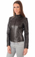 A "ANY FF" Marron La Canadienne Blouson Femme closed photo